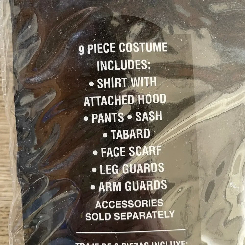 Dragon Slayer Ninja Costume Child Size Large Used